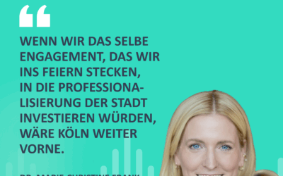 Dr. Marie-Christine Frank zu Gast im Podcast „Wirtschaft Köln unplugged“